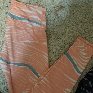 Joylab full length leggings, coral